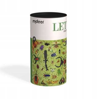 Puzzle pre deti - Puzzle Poďme sa učiť! Mideer Insects of the World 126 položiek